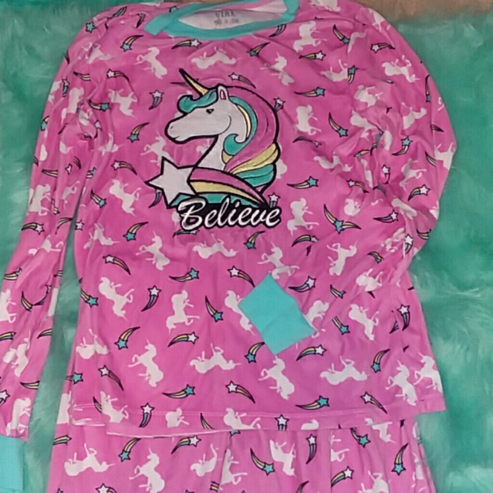Cute unicorn pajamas top